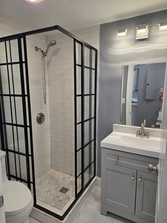 Bathroom, Glass Shower, Interior