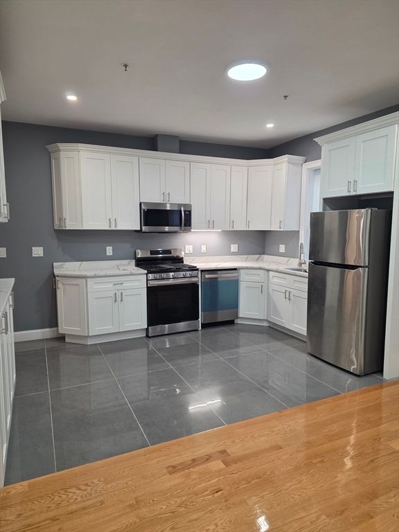 Interior, Kitchen, Recessed Lighting, Stainless Steel Appliances