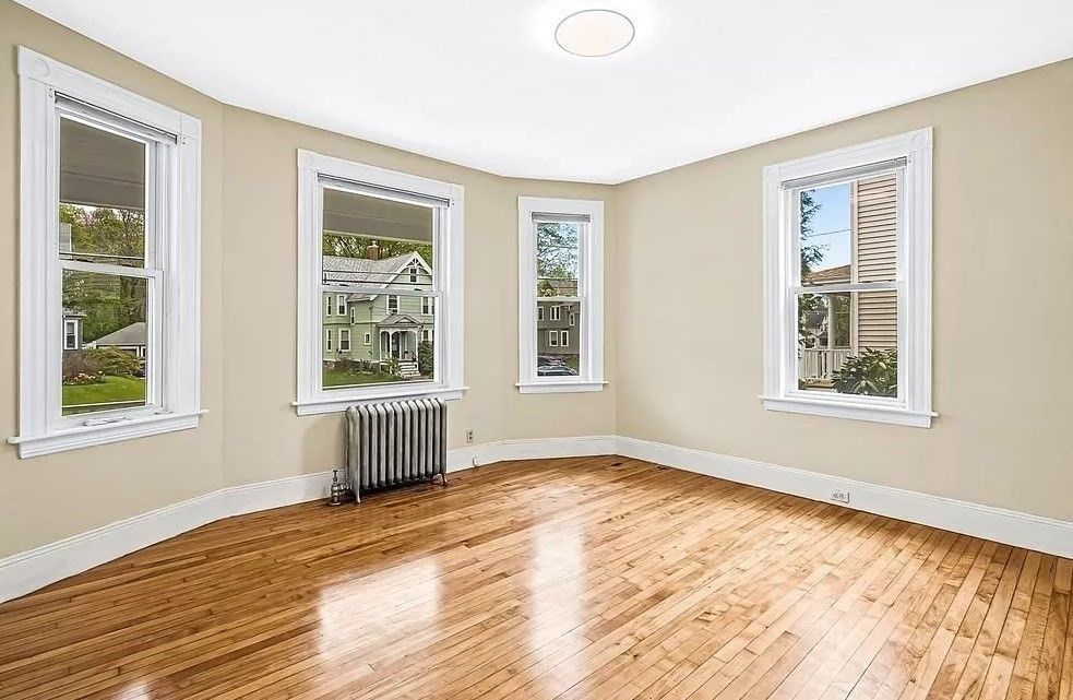 Empty room, Interior, Wood Texture Flooring