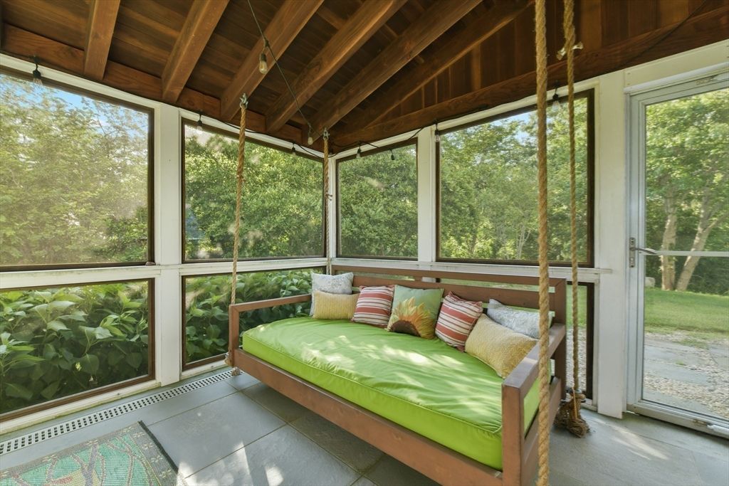Interior, Sun Room, Wooden Beams, Wooden Ceilings