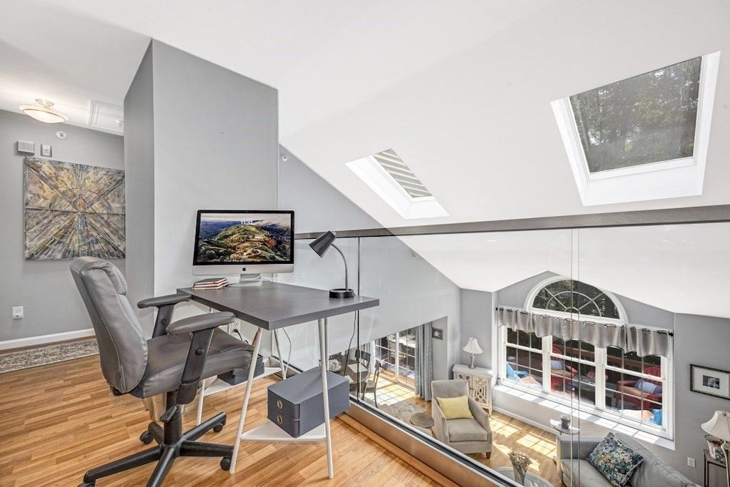 Home Office, Interior, Wood Texture Flooring