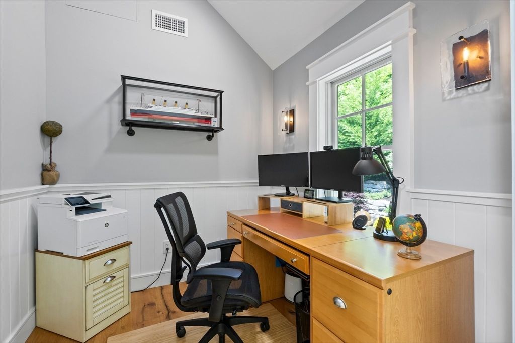 Home Office, Interior, Wood Texture Flooring