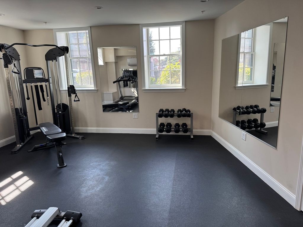 Fitness Equipment, Interior, Recessed Lighting