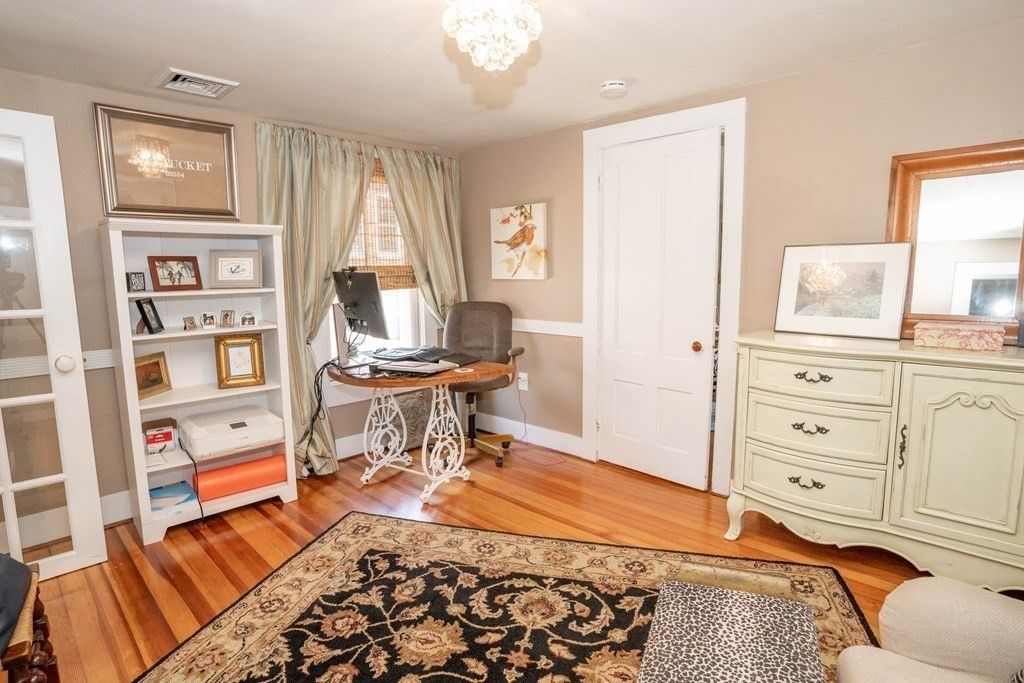 Home Office, Interior, Wood Texture Flooring