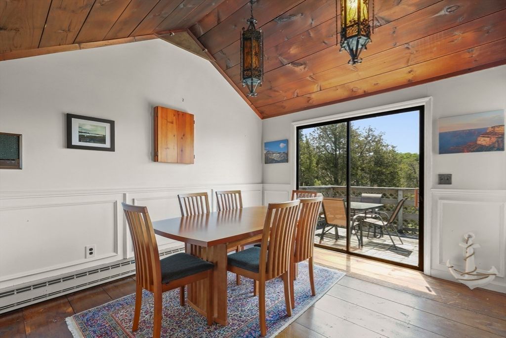 Dining room, Interior, Wooden Ceilings, Wood Texture Flooring