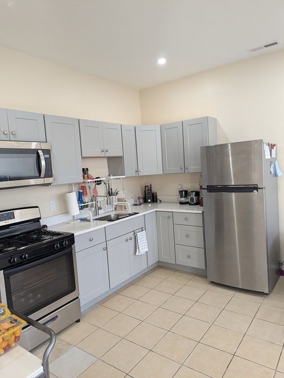 Interior, Kitchen, Recessed Lighting, Stainless Steel Appliances