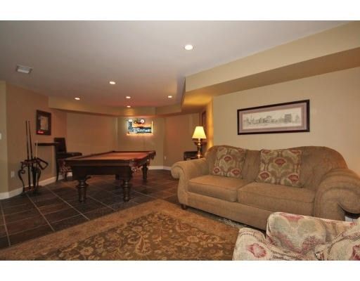 Billiard Table, Game Room, Interior, Recessed Lighting