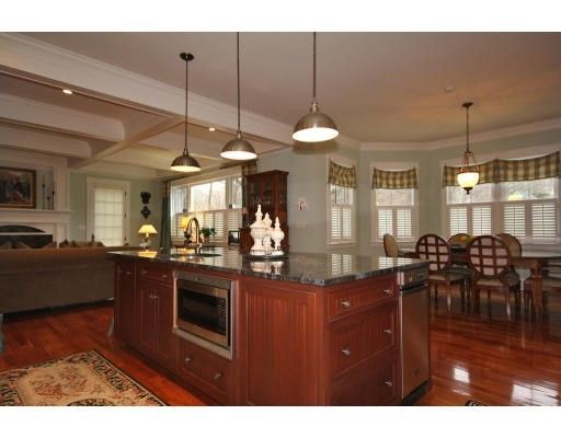 Dining room, Interior, Kitchen, Living room, Pendant Lights, Recessed Lighting, Stainless Steel Appliances, Wood Texture Flooring