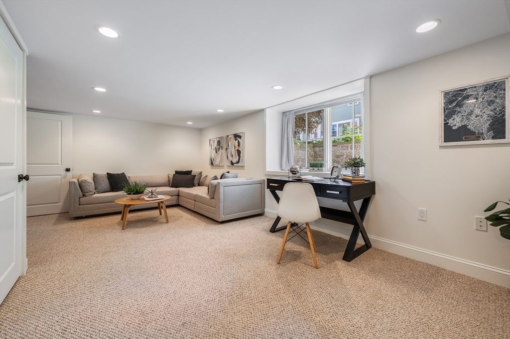 Home Office, Interior, Living room, Recessed Lighting