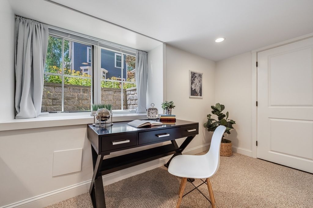 Home Office, Interior, Recessed Lighting