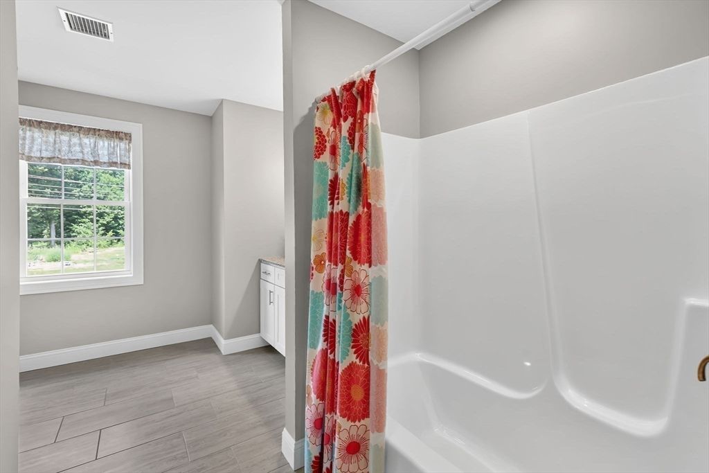 Bathroom, Interior, Wood Texture Flooring