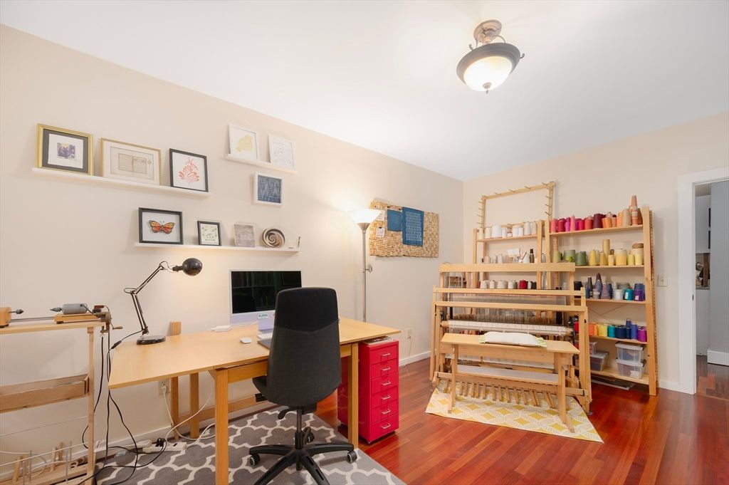 Home Office, Interior, Wood Texture Flooring