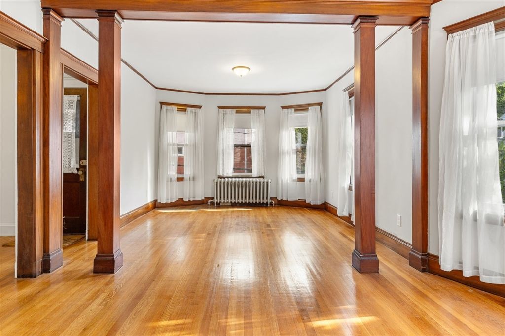 Empty room, Interior, Wood Texture Flooring