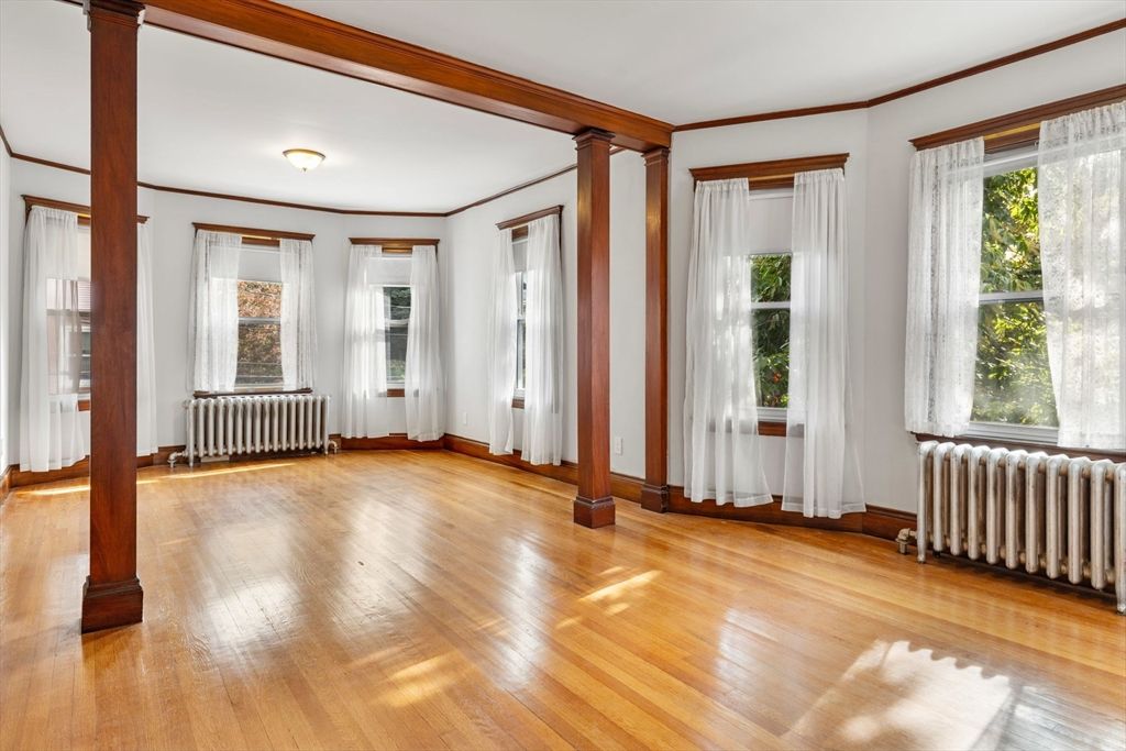 Empty room, Interior, Wood Texture Flooring