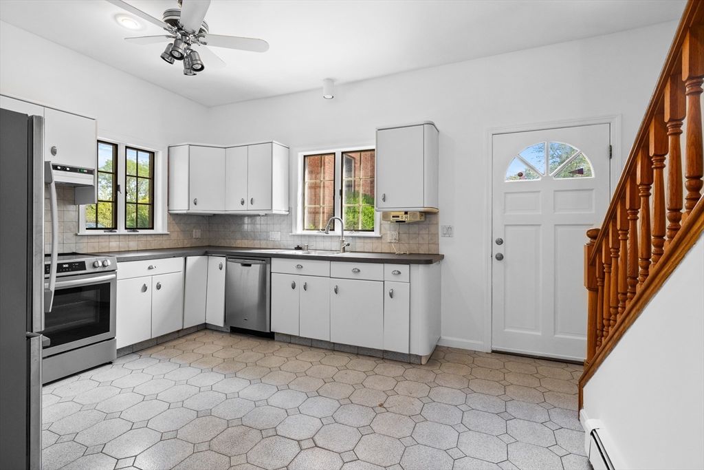 Interior, Kitchen, Recessed Lighting, Stainless Steel Appliances