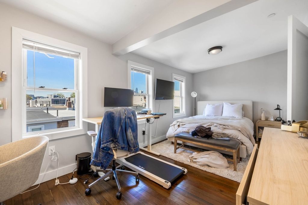 Bedroom, Home Office, Interior, Wood Texture Flooring