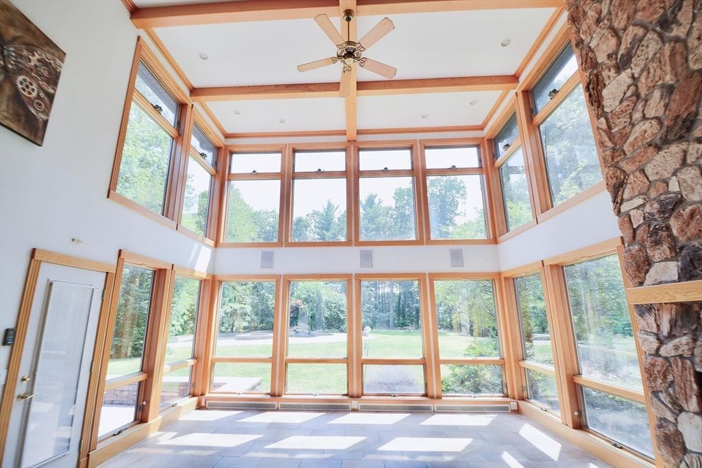 Interior, Stone Walls, Sun Room