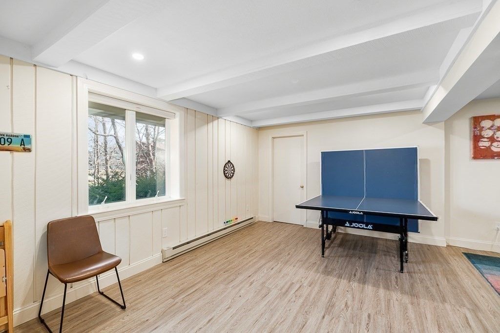 Game Room, Interior, Recessed Lighting, Wood Texture Flooring