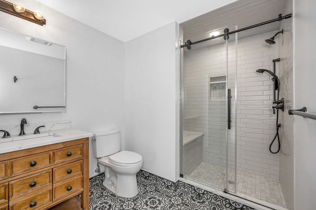 Bathroom, Glass Shower, Interior