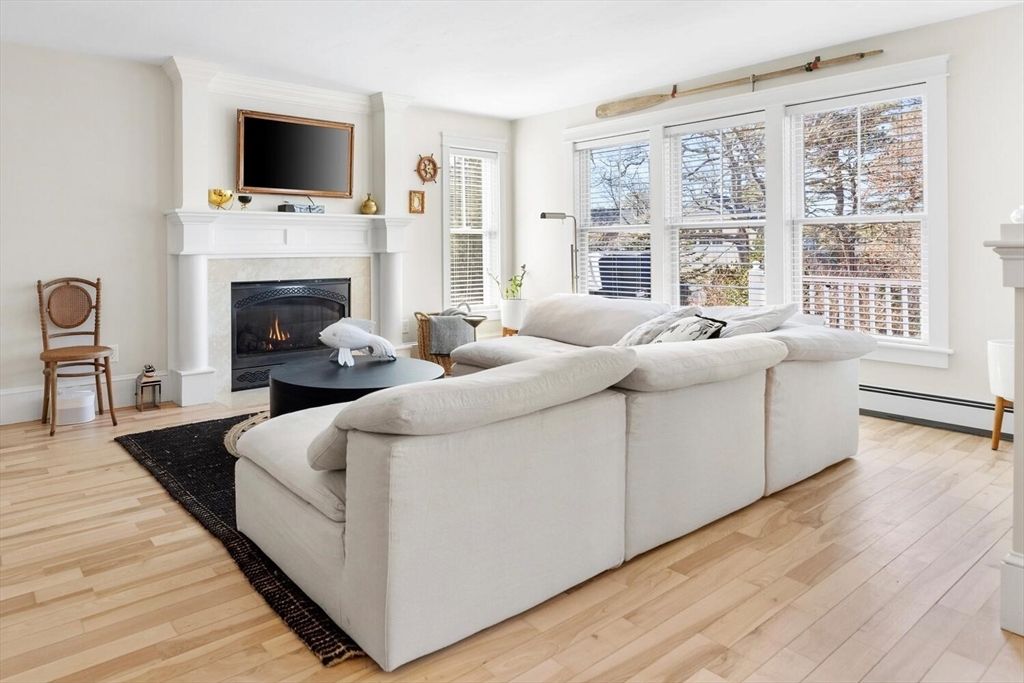 Fireplace, Interior, Living room, Wood Texture Flooring