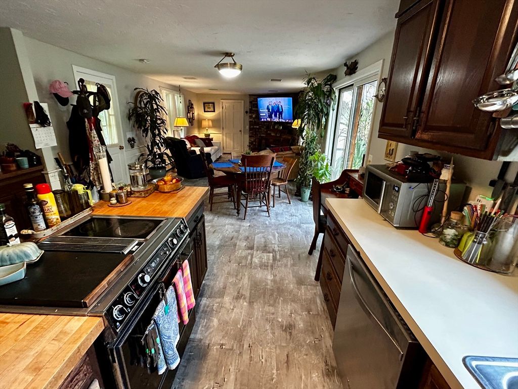 Dining room, Interior, Kitchen, Wood Texture Flooring
