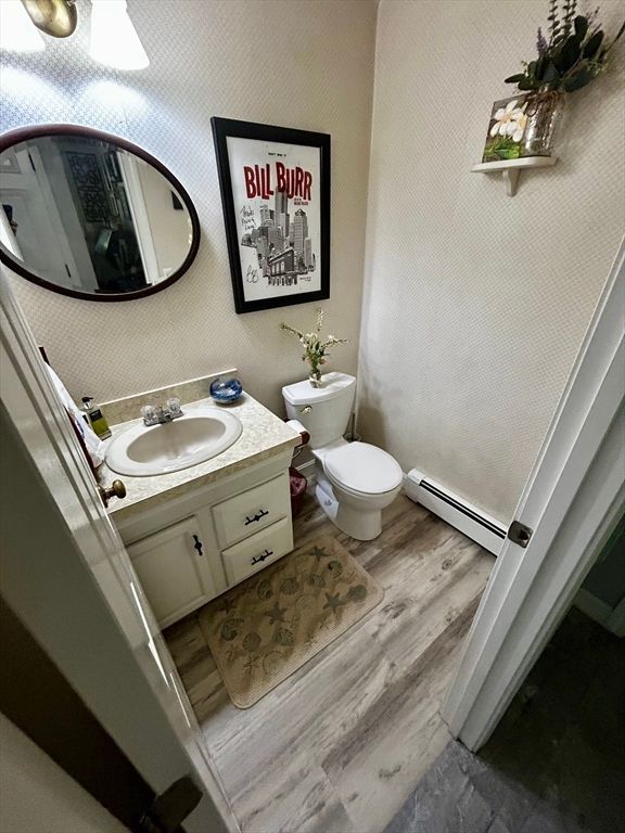 Bathroom, Dual Sink Vanities, Interior, Tile Countertops, Wood Texture Flooring