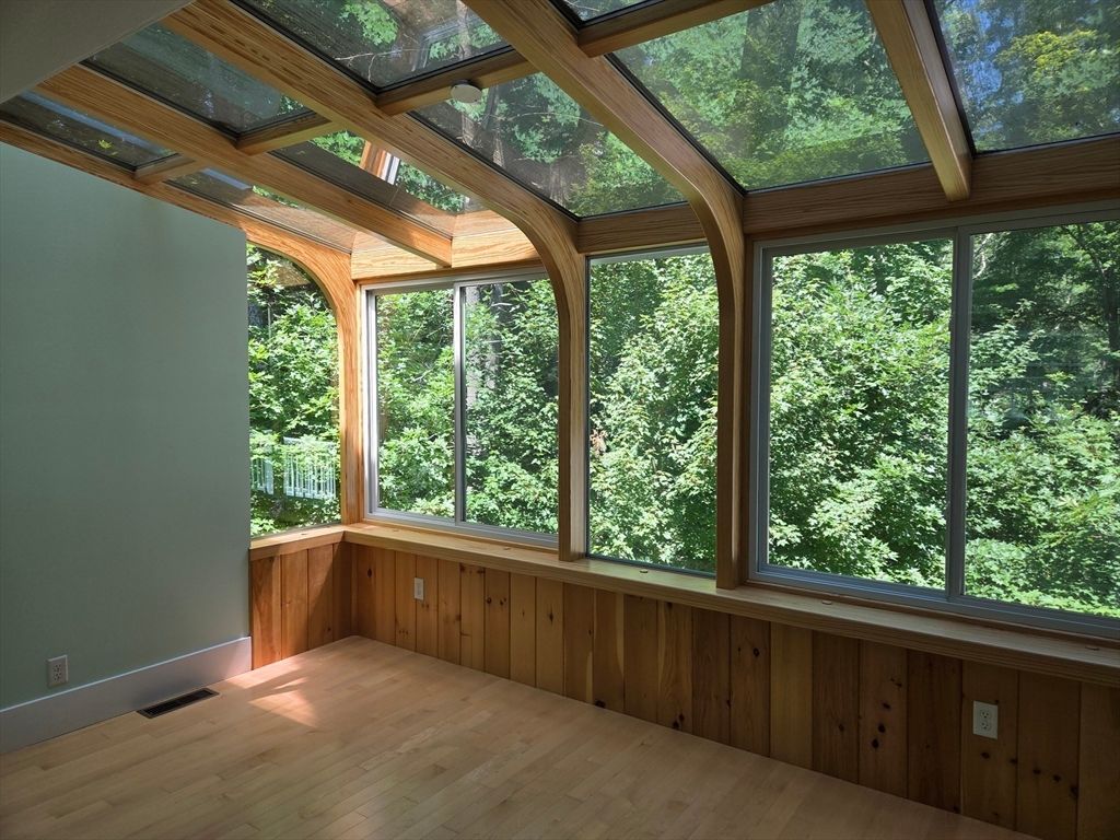 Interior, Sun Room, Wood Texture Flooring