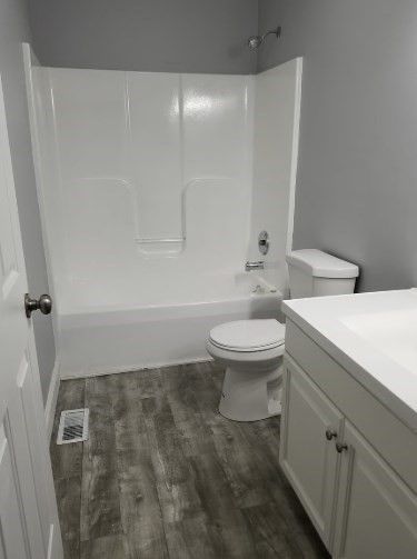 Bathroom, Interior, Wood Texture Flooring