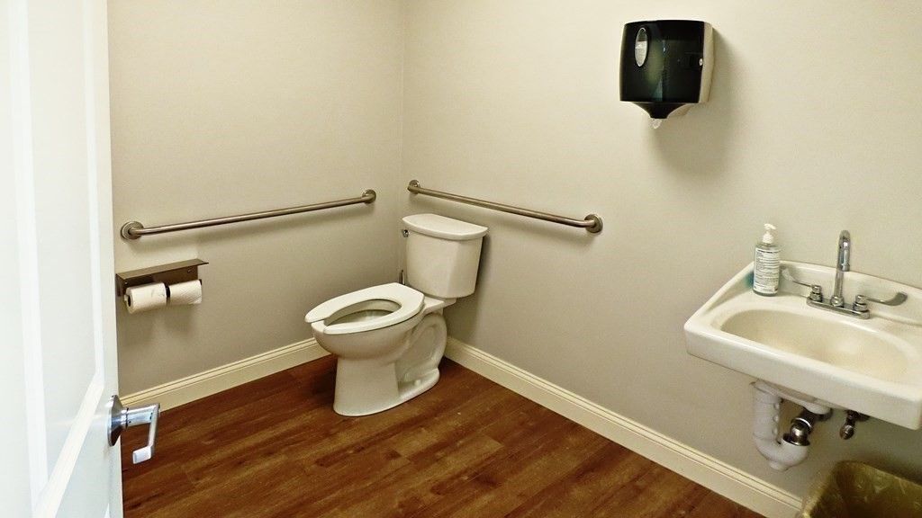 Bathroom, Interior, Wood Texture Flooring