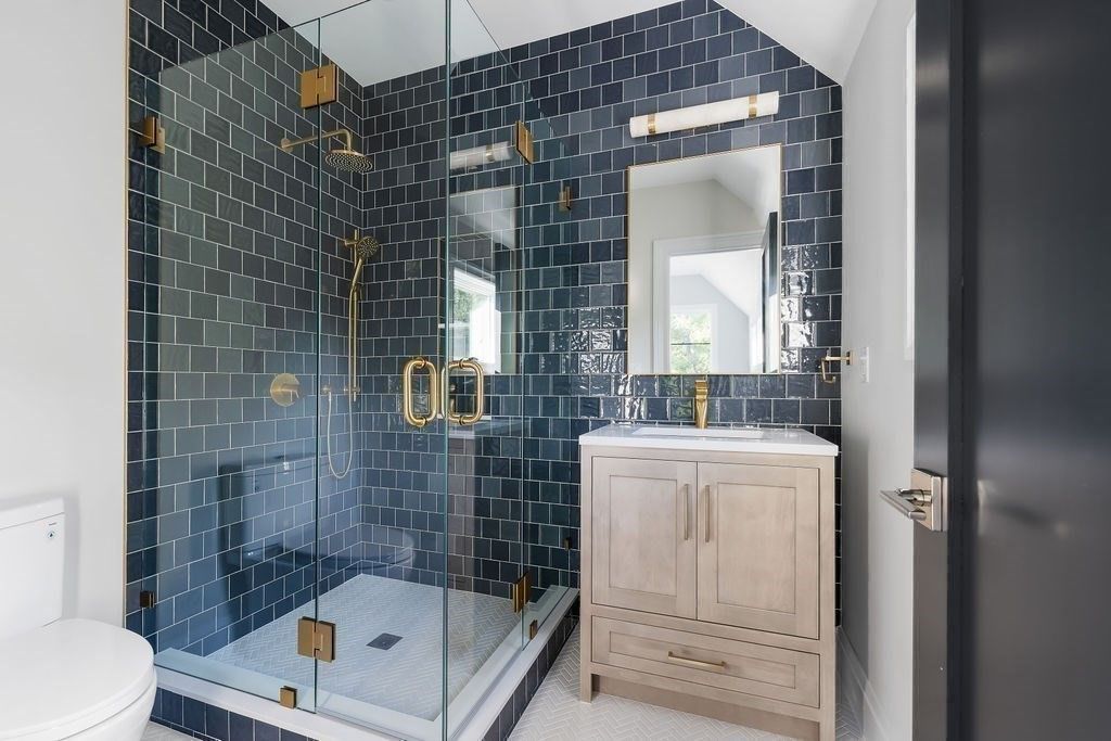 Bathroom, Glass Shower, Interior