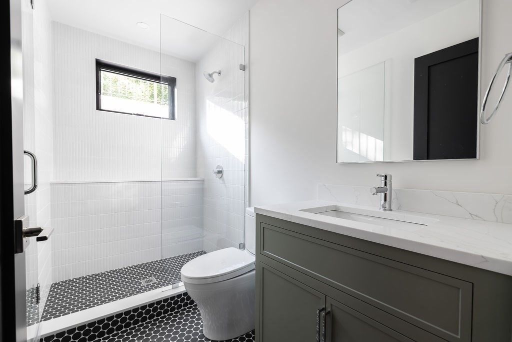 Bathroom, Glass Shower, Interior