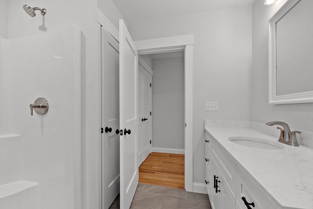 Bathroom, Dual Sink Vanities, Interior, Wood Texture Flooring