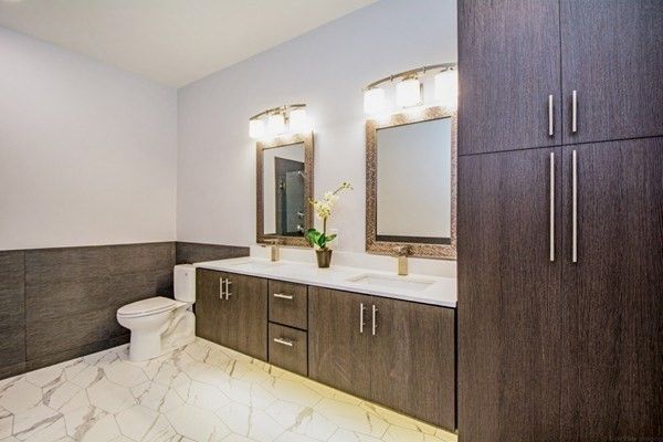 Bathroom, Dual Sink Vanities, Interior, Marble