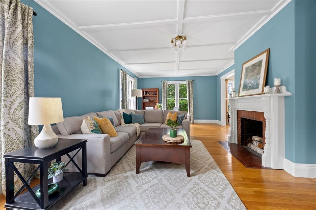 Fireplace, Interior, Living room, Wood Texture Flooring