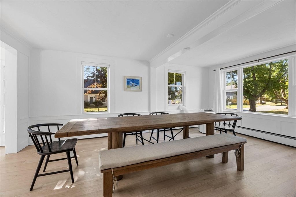 Dining room, Interior, Wood Texture Flooring