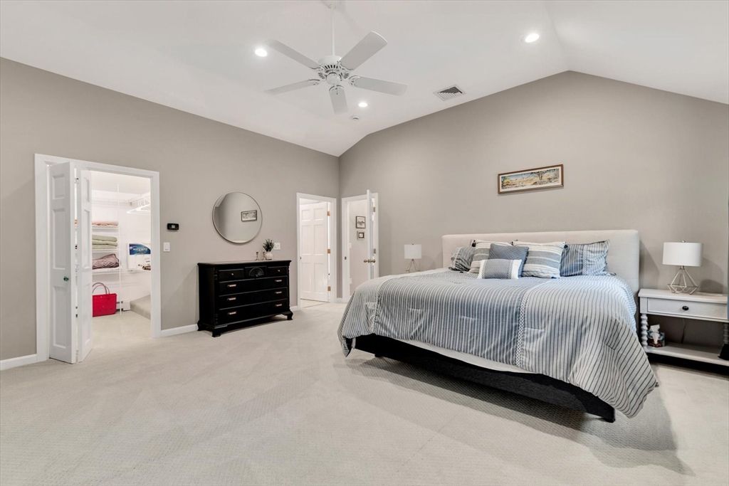 Bedroom, Interior, Recessed Lighting