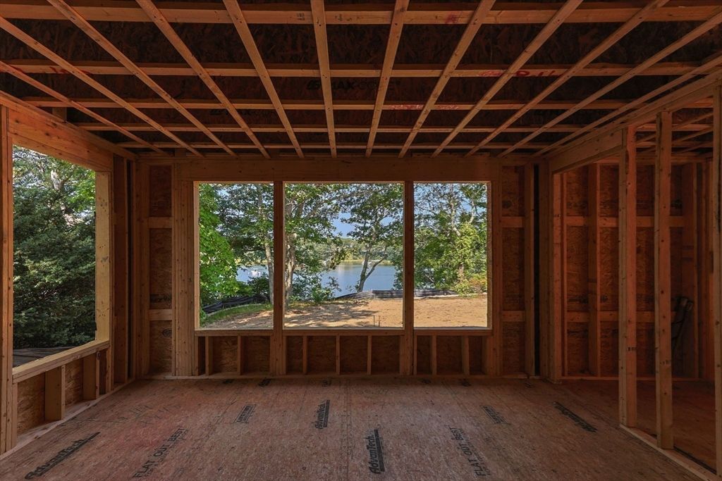Empty room, Interior, Wooden Beams, Wooden Ceilings, Wood Texture Flooring, Wooden Walls