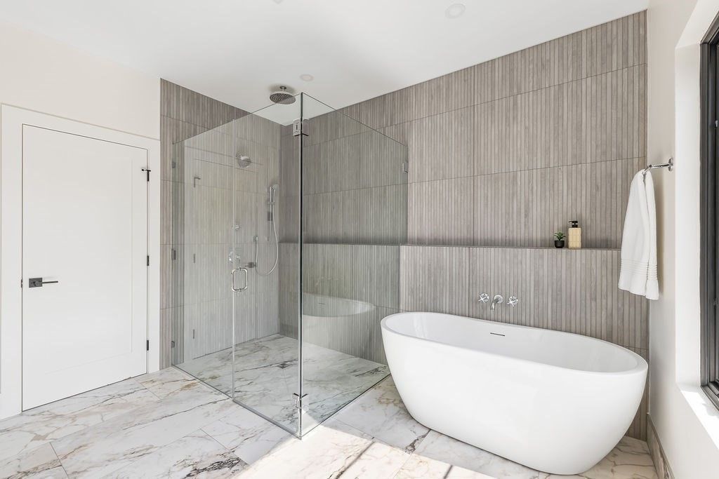 Bathroom, Free Standing Baths, Interior, Marble