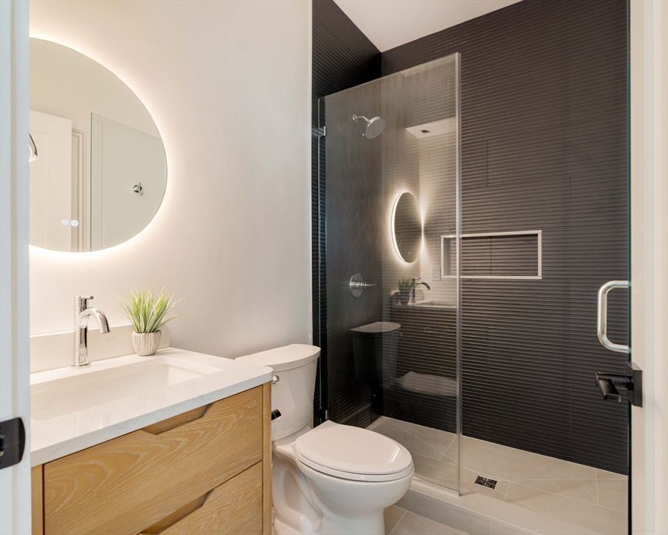 Bathroom, Glass Shower, Interior