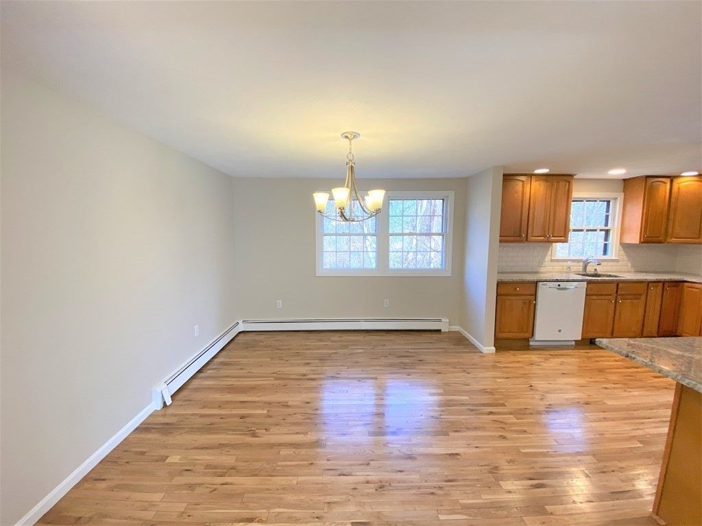 Chandelier, Interior, Kitchen, Recessed Lighting, Wood Texture Flooring