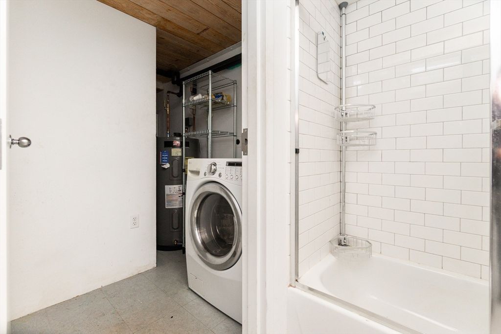 Bathroom, Interior, Utility Closets, Washer, Wooden Ceilings