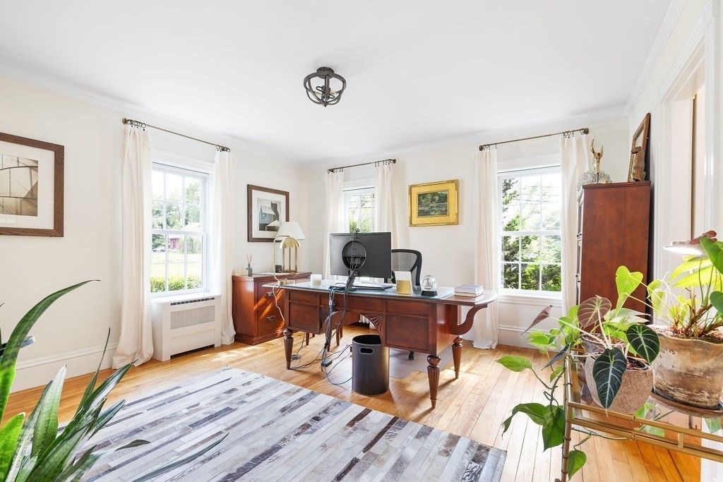 Home Office, Interior, Wood Texture Flooring