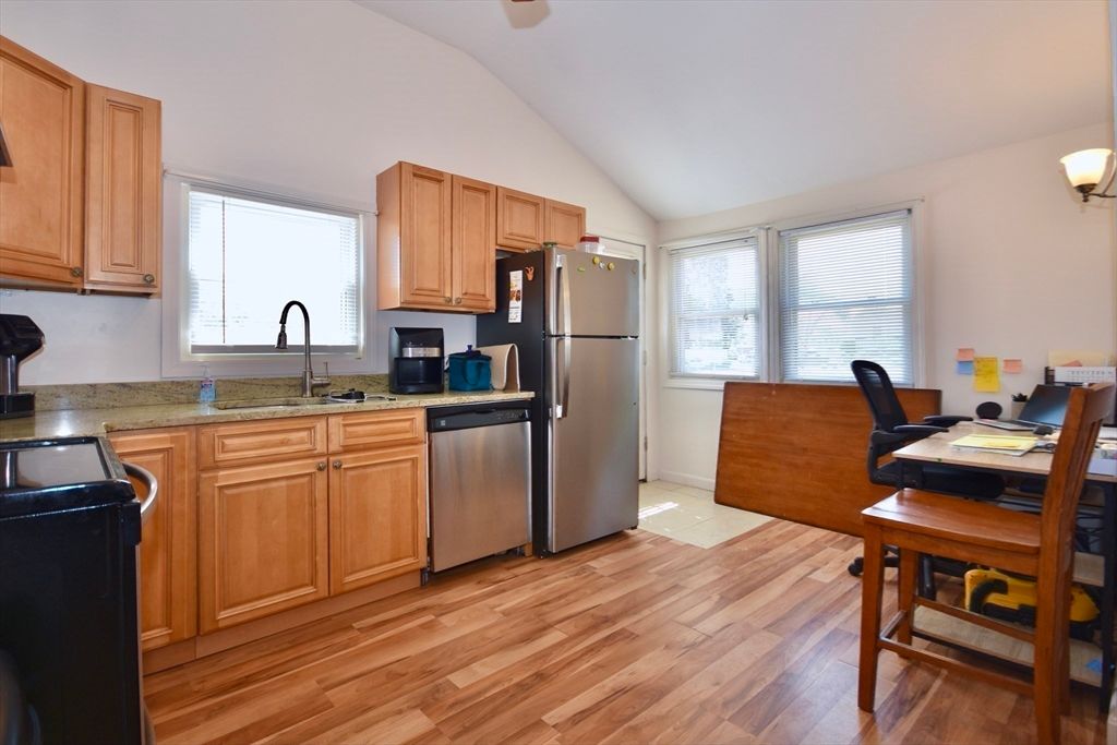 Interior, Kitchen, Wood Texture Flooring
