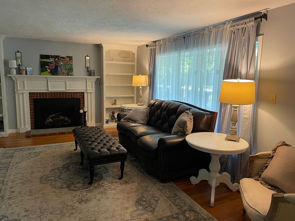 Fireplace, Interior, Wood Texture Flooring