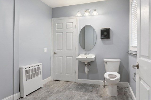 Bathroom, Interior, Wood Texture Flooring