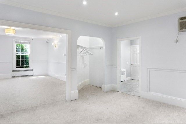 Empty room, Interior, Recessed Lighting