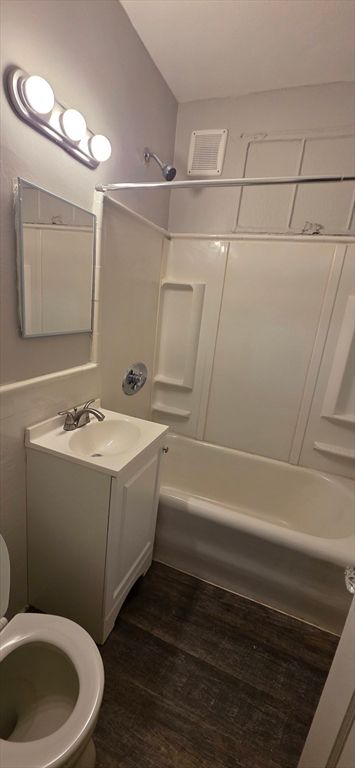 Bathroom, Interior, Wood Texture Flooring