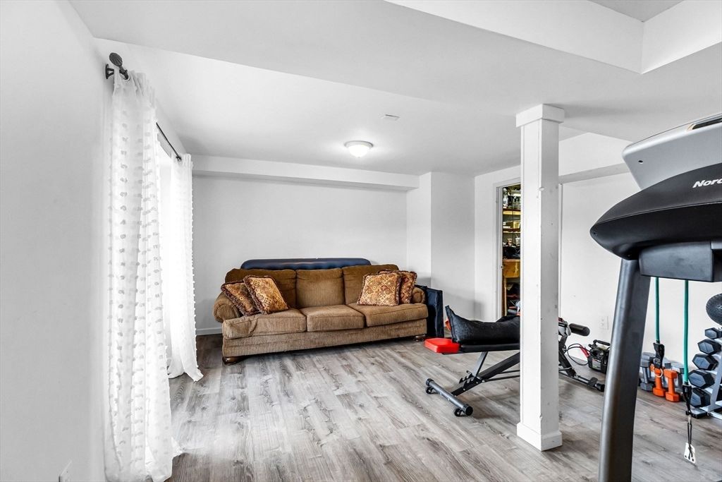 Fitness Equipment, Interior, Wood Texture Flooring