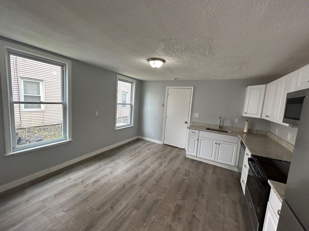 Empty room, Interior, Kitchen, Wood Texture Flooring