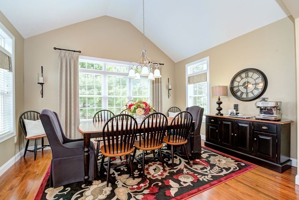 Chandelier, Dining room, Interior, Pendant Lights, Wood Texture Flooring